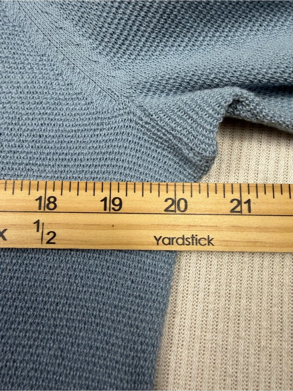 J.Crew 100% Cotton Waffle Knit Crewneck Sweater Blue Men’s Size Medium